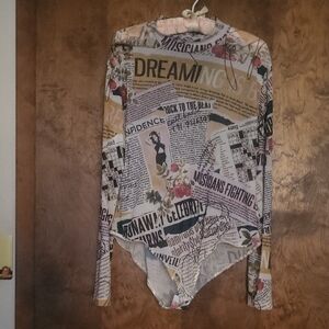 Graphic Long Sleeve Bodysuit